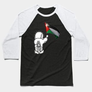 Handala - Free Palestine Symbol Baseball T-Shirt